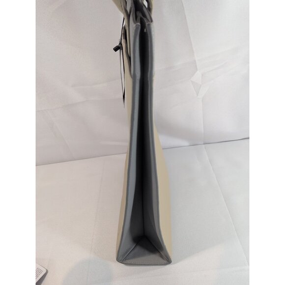 Tesla Corsicana Tote Leather Purse Bag NEW NWT Beige Grey Handbag Satchel $500 - Picture 6 of 16